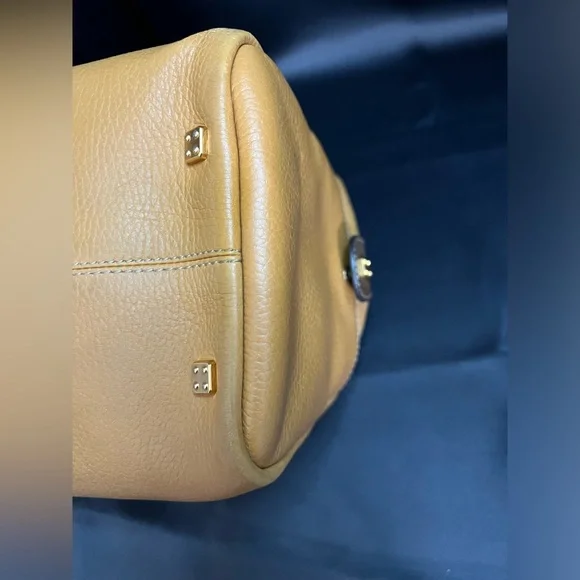 Loewe Anagram Leather Handbag w/ Brown Leather Straps - Vintage - Picture 14 of 16